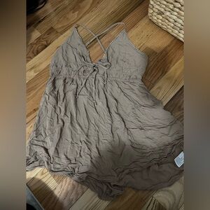 DONATED ! Tan flowy beach dress!